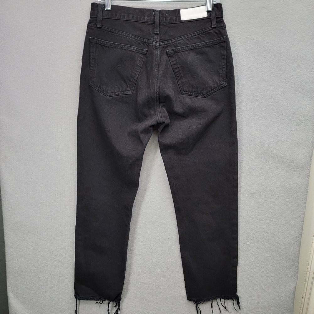 REDONE ORIGINALS HIGH RISE STRAIGHT LEG RAW HEM, SIZE 28 - Picture 2 of 12